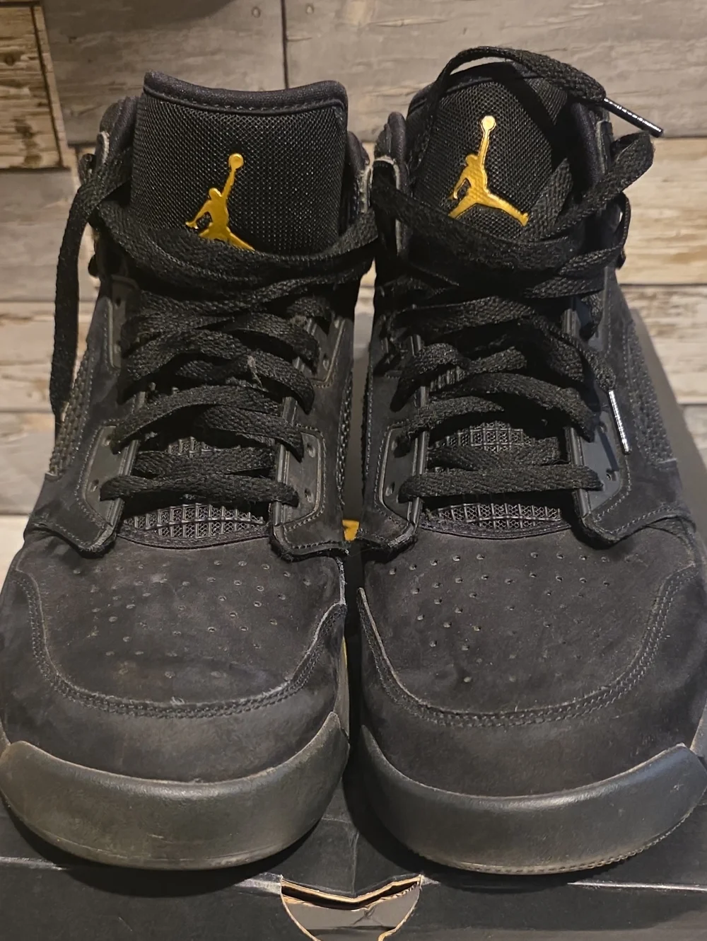 Jordan Mars 270 Men’s Black & Gold High-Top Sneakers